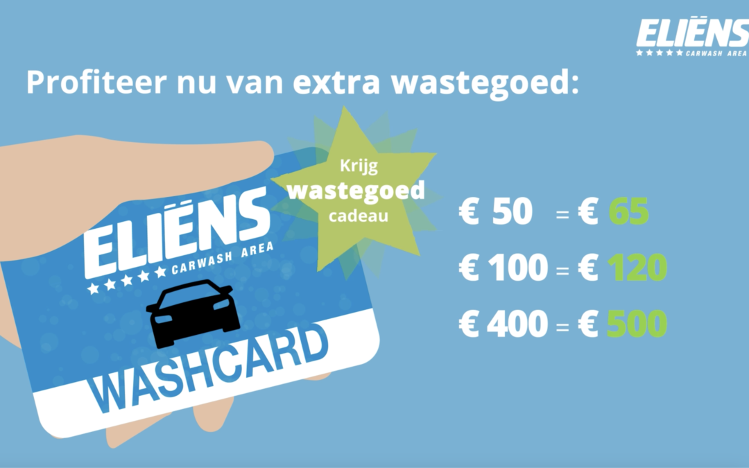 Actie: krijg de hele maand februari wastegoed cadeau!